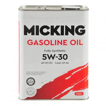 Масло моторное MICKING GASOLINE OIL MG1 5W30 GF6A синтетика 4л M2128